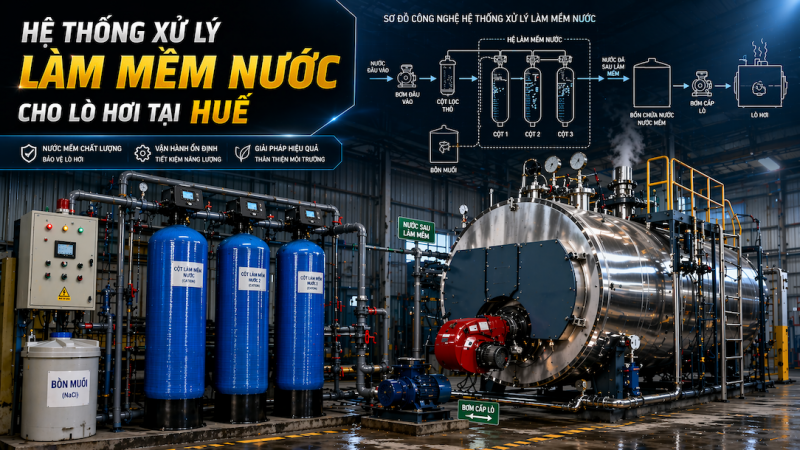 Giải Pháp Hệ Thống Làm Mềm Nước Cho Nhà Máy Dệt May Tại Huế