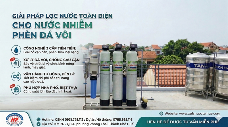 Giải pháp lắp đặt lọc nước đầu nguồn Quảng Bình